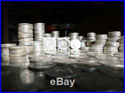$100 FV 90% Silver Half Dollar Coins Kennedy Franklin & Liberty Coins