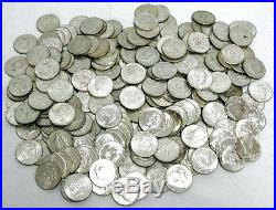 $100 Face 1964 Kennedy 90% Silver Half Dollars (200 halves) FREE shipping