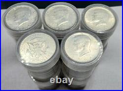 $100 Face Value 90% Silver JFK Half Dollars 1964 Rolls Full Dates