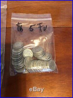 $100 Face Value Bag 90% Silver Coins Quarters Dimes Kennedy Half Dollars