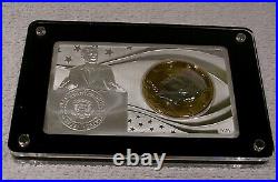 100th Anniversary JFK's Birth Silver Bar and Coin Set 2 oz Bar 1964 Half Dollar