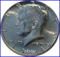 10 COUNT 1964 Kennedy Half Dollar 90% SILVER US Mint Coin BU