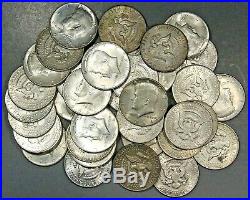 $10 Face Value 1964 P &d Kennedy Half Dollars 90% Silver Coins (lot Of 20 Coins)