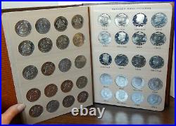 154 Coins Dansco Album Kennedy Half Dollar 1964-2012D Includes Proof-Only Issues