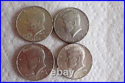 175 KENNEDY HALF DOLLARS 40% silver LARGE LOT 1965-1969D 25.7 ozt silver