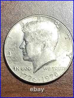 1776-1976 Bicentennial Kennedy Half Dollar Coin NO MINT MARK