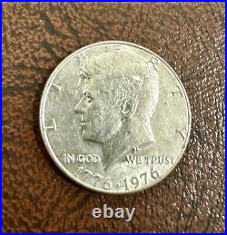 1776-1976 Bicentennial Kennedy Half Dollar Coin NO MINT MARK Multiple ERRORS