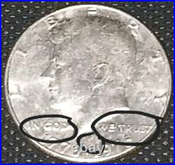 1776-1976 Bicentennial Kennedy Half Dollar NO MINT MARK Multiple ERRORS RARE