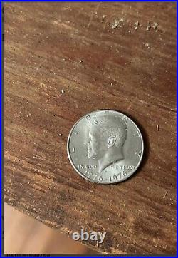 1776-1976-D Kennedy Bicentennial Half Dollar 50 Cent Coin We Trust error