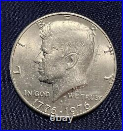 1776-1976-D kennedy bicentennial half dollar