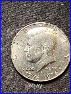 1776-1976 Silver Kennedy Half Dollar Coin Great Condition