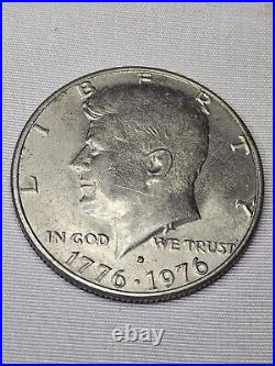 1776-1976 Silver Kennedy Half Dollar Coin Very Good Condition