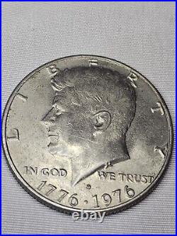 1776-1976 Silver Kennedy Half Dollar Coin Very Good Condition