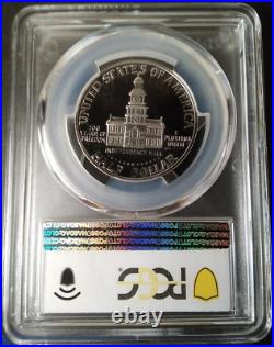 1776-s S50c Silver Kennedy Half Dollar Pcgs Pr70dcam Independence Hall Top Pop