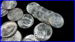1964D Kennedy Half Dollar roll UNC Roll of 20 90% Silver US coins