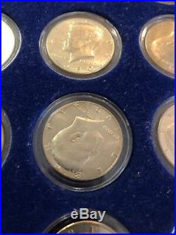 1964-1994 John F Kennedy Half Dollar 30th Anniversary Coin Collection Silver 50