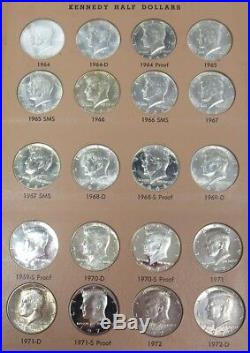 1964- 2012 Silver Kennedy Half Dollars 161 Proofs & Mint State Coins Album Set