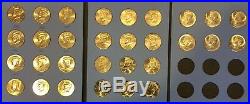 1964-2019 P&D KENNEDY HALF DOLLAR SET (103 Coins) IN New FOLDERS