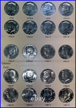 1964 -2020 Kennedy Half P&D 108 Coin COMPLETE Uncirculated Set with2 S in Dansco