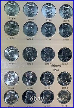1964 -2020 Kennedy Half P&D 108 Coin COMPLETE Uncirculated Set with2 S in Dansco