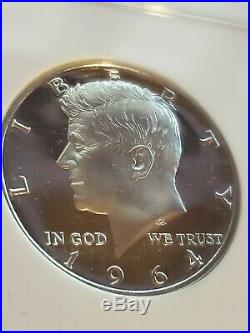 1964 50C Accented Hair Kennedy Half Dollar NGC Proof PF 68 STAR LOW POPULATION