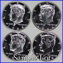 1964 Accent Hair Proof Kennedy Half Dollar 50c Gem Proof Full Roll 20 Coins