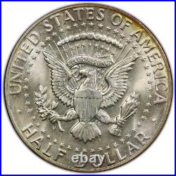 1964-D Kennedy Half Dollar PCGS MS66 Pretty Dual Sided Rainbow Toning