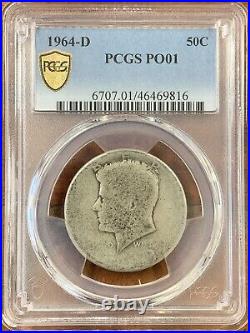 1964-D Kennedy Half Dollar PCGS PO01Nice Coin