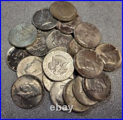 1964 Full Roll Kennedy Half Dollar20 Coins90% Silver/circulated