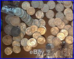 1964 JFk 50c Silver Half Dollar 20 US Coin Roll Only 90% JFK minted Last Year