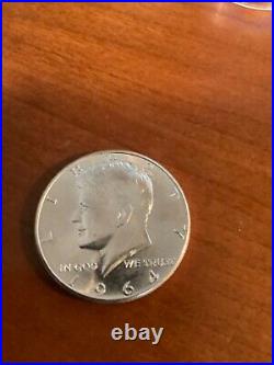 1964 John F Kennedy United States Half Dollar Roll of 20 coins