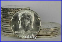 1964 Kennedy Half Dollar Bu Unc Roll Of 20