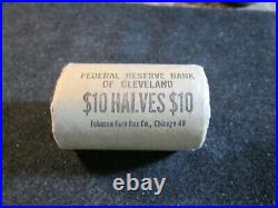 1964 Kennedy Half Dollar Obw Roll 90% Silver All