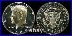 1964 Kennedy Half Dollar PCGS PR68 Accented Hair Variety