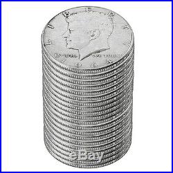 1964 Kennedy Half Dollar Roll Circulated (20 Coins)