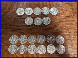 1964 Kennedy Half Dollars 90% Lot of 20 Pieces