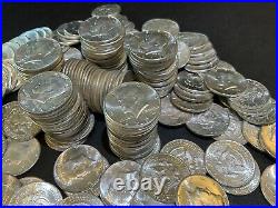 1964 Kennedy Half Dollars BU Roll of 20 Coins $10 Face Value, 90% Silver