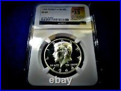 1964 Kennedy Half Low Pop Pf69 Frosty Accented Hair Straight G Reverse Ngc Pq+