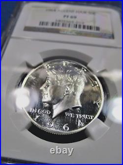 1964 Kennedy Half Pf69 Accented Hair Micro Frosted Obv/frosty Rev Ngc Tv Pq+
