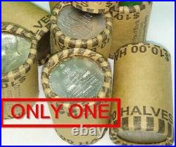 1964 Kennedy+ONE UNOPENED ESTATE SALE ROLL HALVES MIGHT BE 90% SILVER COINS
