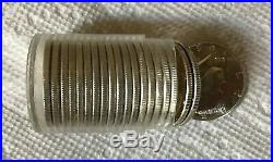 1964 Kennedy Silver Half Dollar $10 Roll 20 Coins AU/BU 90% Silver Coins