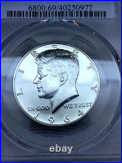 1964 Kennedy Silver Half Dollar 50c PCGS PR69