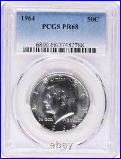 1964 Kennedy Silver Half Dollar PR68 PCGS