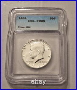 1964 Kennedy Silver Half Dollar PROOF 65 ICG Micro ddo