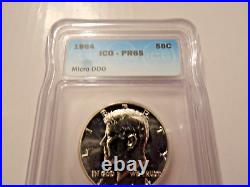 1964 Kennedy Silver Half Dollar PROOF 65 ICG Micro ddo