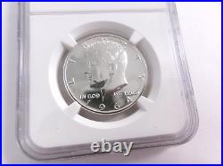 1964 Kennedy Silver Half Dollar Proof Accent Hair NGC PF 67