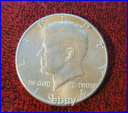 1964 Kennedy half dollar, accented hair, 90% silver! Ultra rare coin