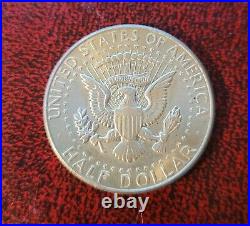 1964 Kennedy half dollar, accented hair, 90% silver! Ultra rare coin