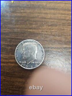 1964- Kennedy, half dollar coin