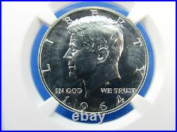 1964 P, 3-Coin Lot, Silver Kennedy Half Dollars, NGC Proof 68